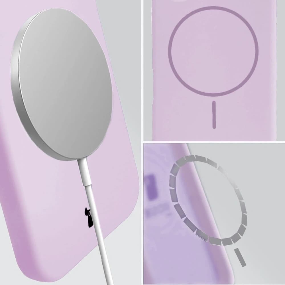 Bizon Soft Case Magnetický Apple iPhone 14 Pro Max světle fialová - 4