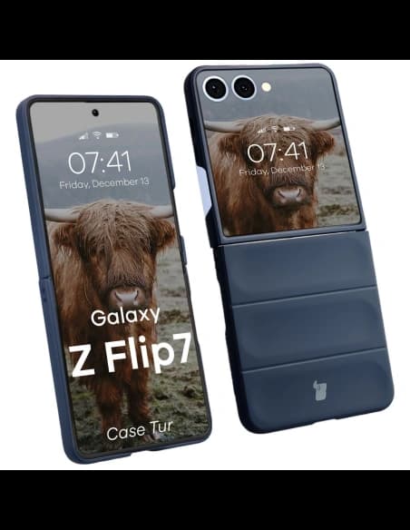 Bizon Case Tur Samsung Galaxy Z Flip7 tmavě modrá