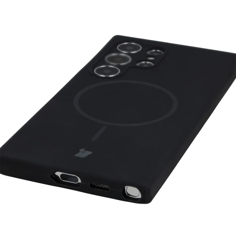 Bizon puha tok mágneses Samsung Galaxy S24 Ultra fekete - 3