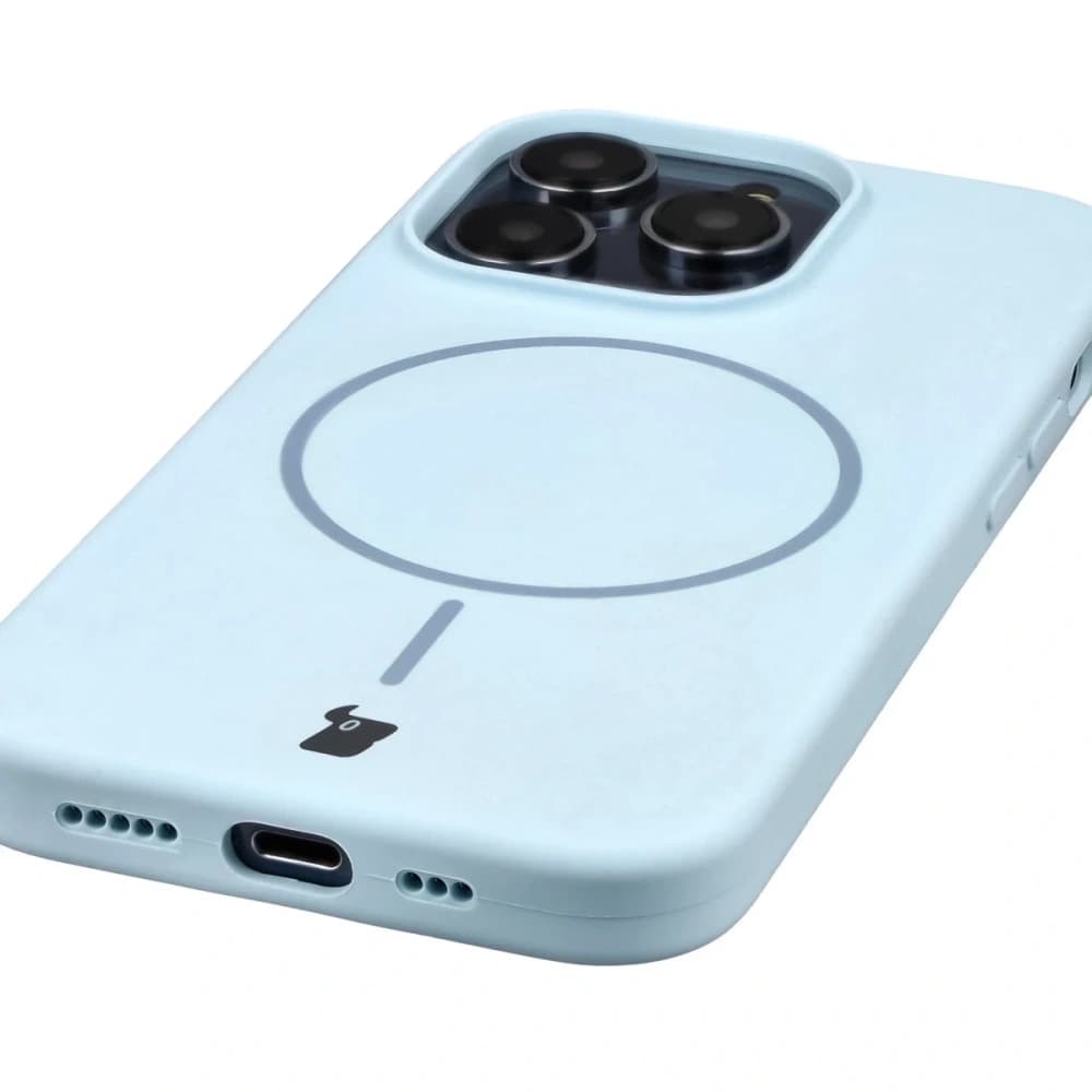 Bizon Soft Case Magnetisch Apple iPhone 14 Pro Blau - 3