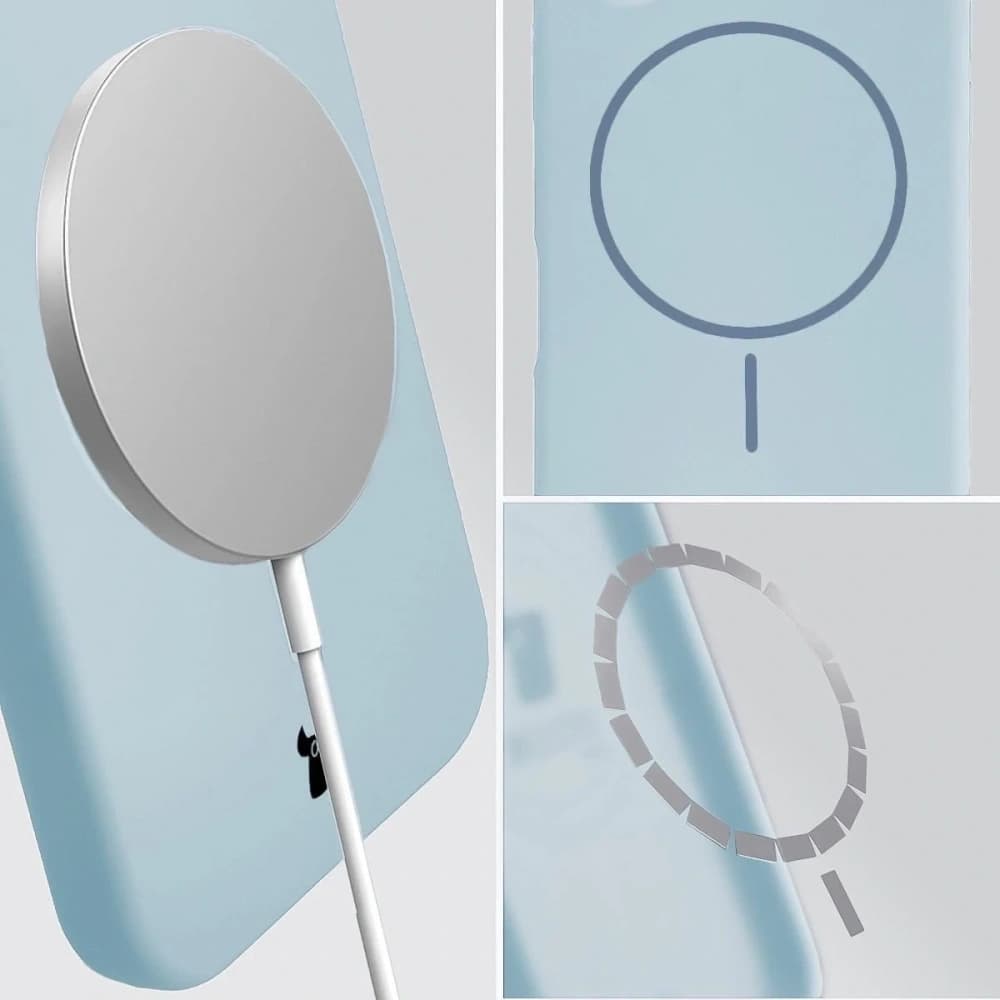 Bizon Soft Case Magnetisch Apple iPhone 14 Pro Blau - 4