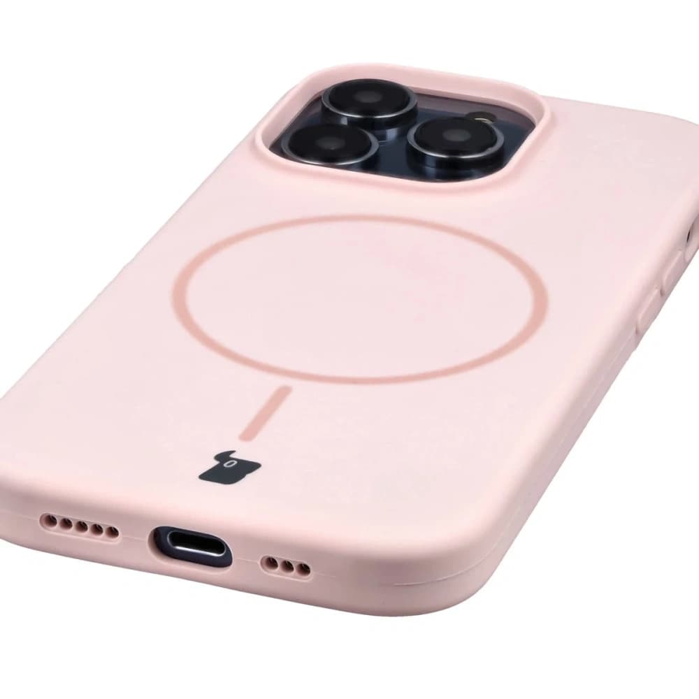 Bizon Soft Case Magnetický Apple iPhone 14 Pro světle růžová - 3