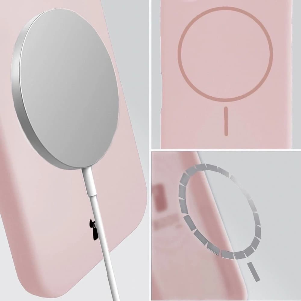 Bizon Soft Case Magnetický Apple iPhone 14 Pro světle růžová - 4