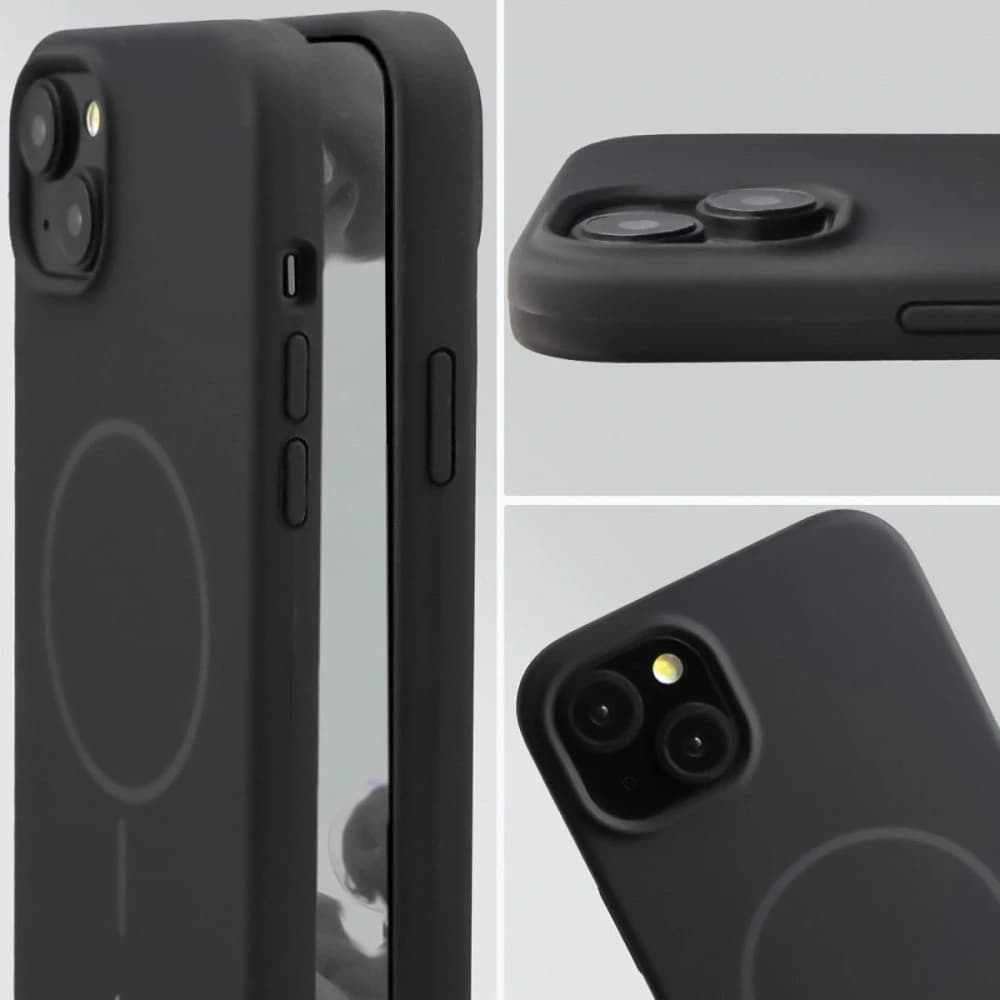 Bizon Soft Case Magnetisch Apple iPhone 15 Plus schwarz - 6
