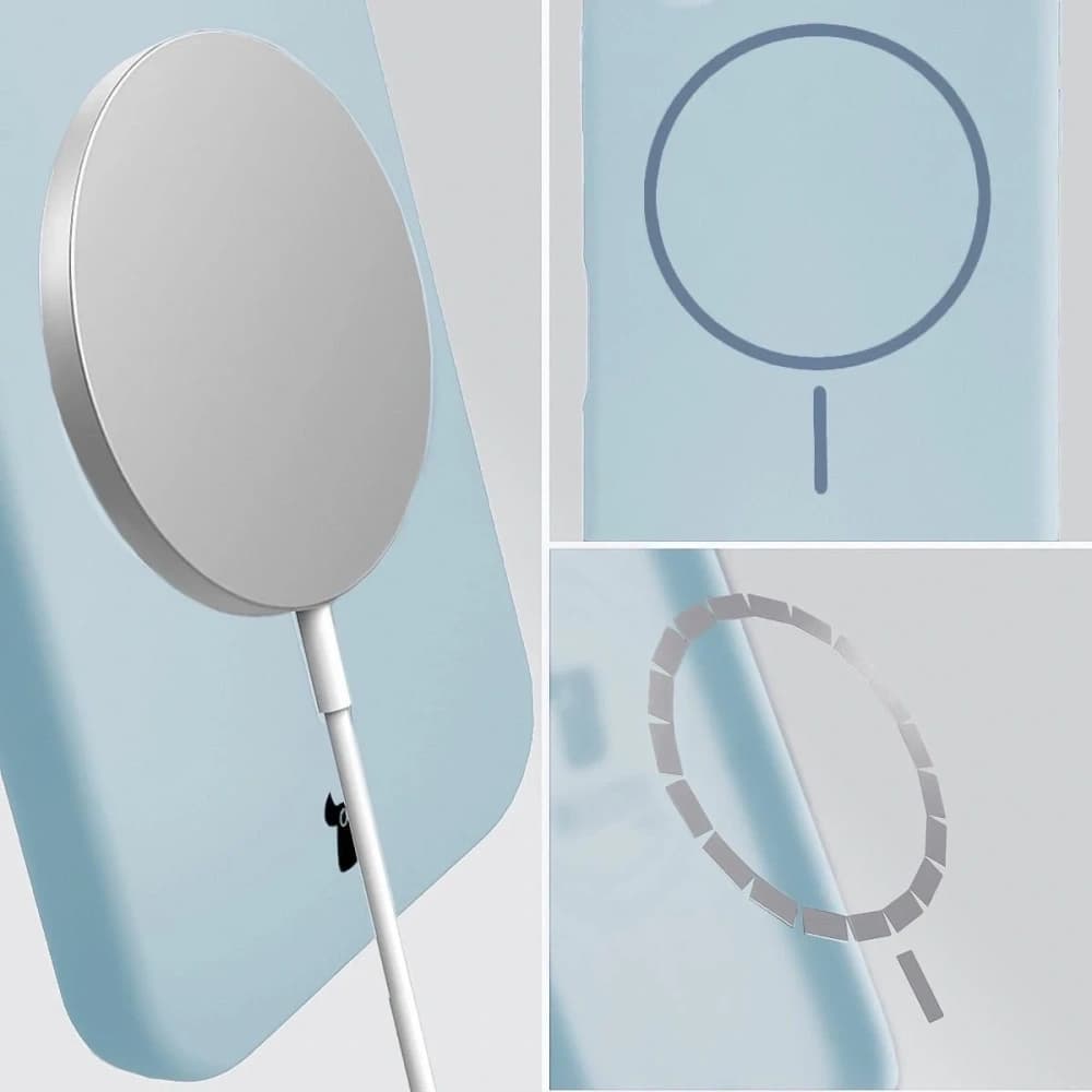 Bizon Soft Case Magnetic Apple iPhone 15 Plus blue - 4