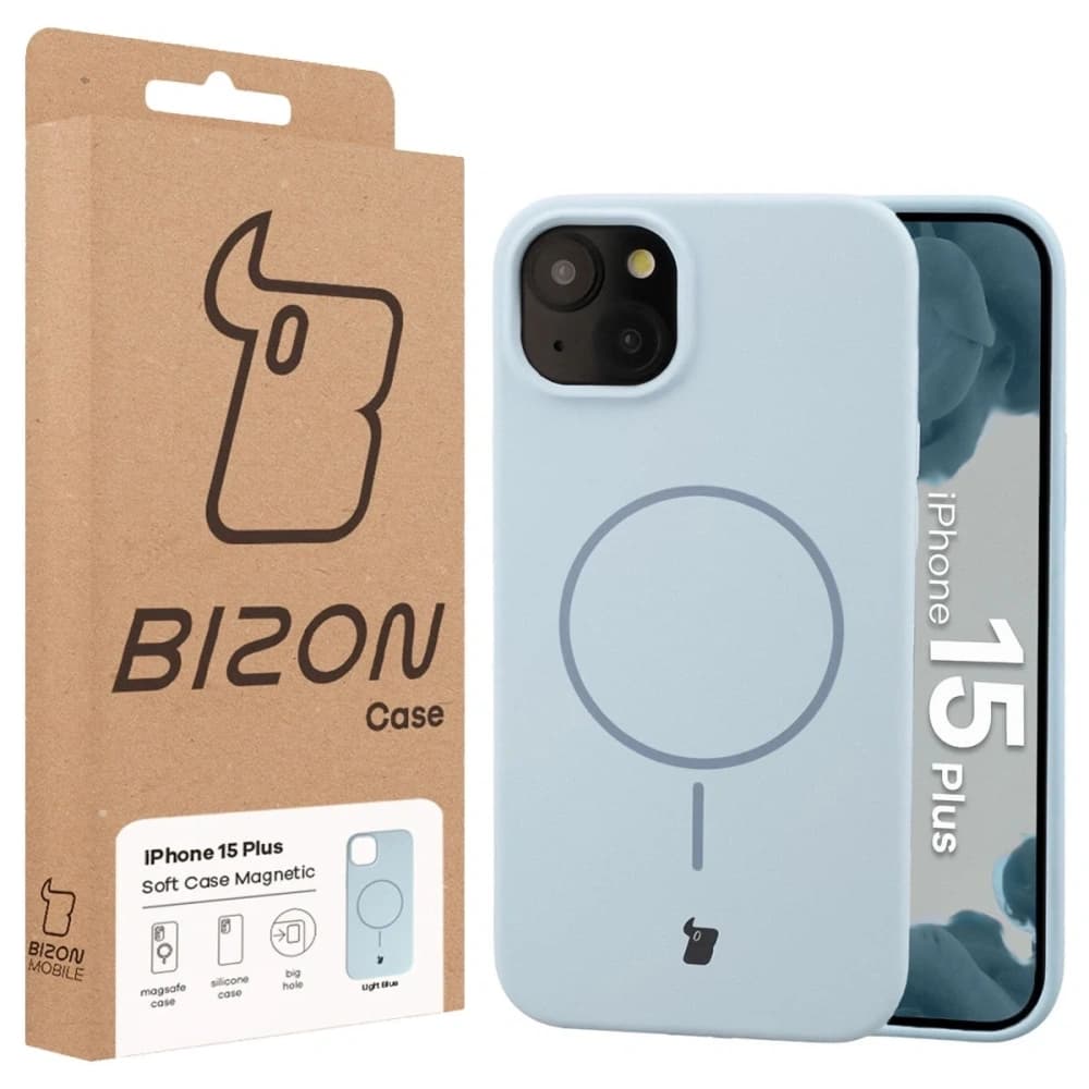 Bizon Soft Case Magnetic Apple iPhone 15 Plus blue - 8