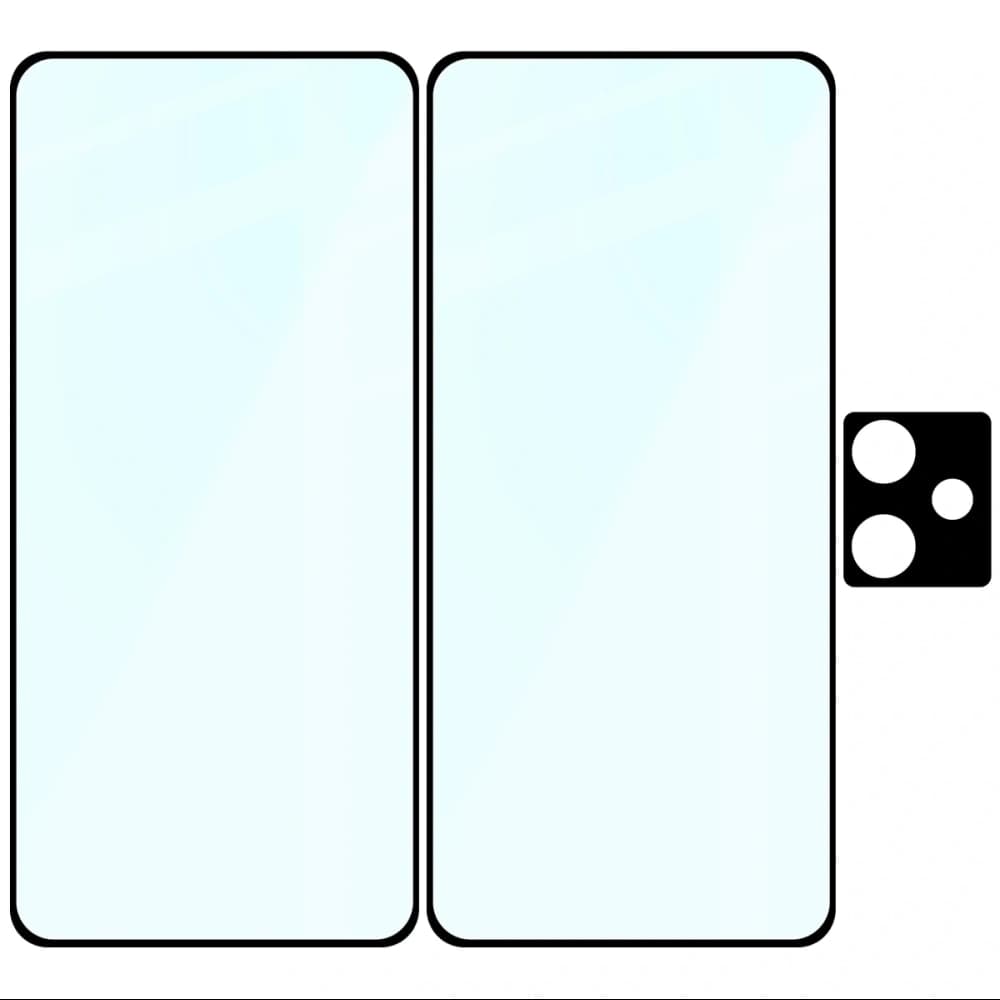 Set Bizon Edge 2 (2x sticlă ecran + 1x sticlă cameră) pentru Bizon Edge 2 Pack Realme GT 7 / 7T - 6