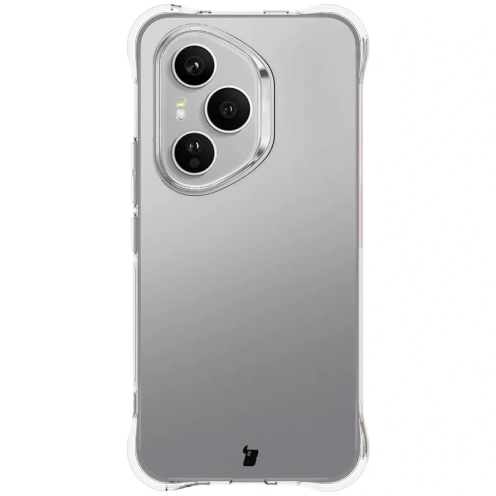 Bizon Case Clear Pack Hülle + 2x Displayschutzfolie für Honor 400 Pro - 2