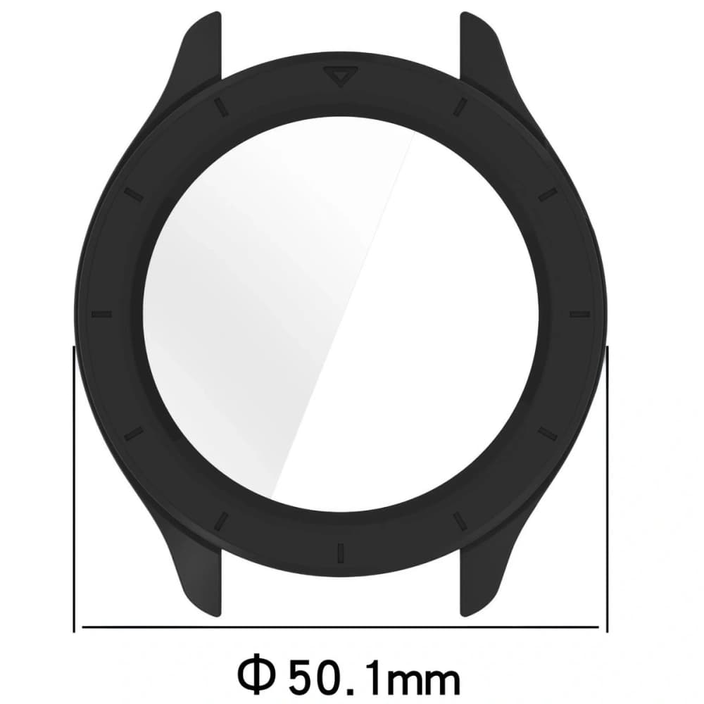 Bizon Case+Glass Uhr Xiaomi Watch S4 schwarz - 2
