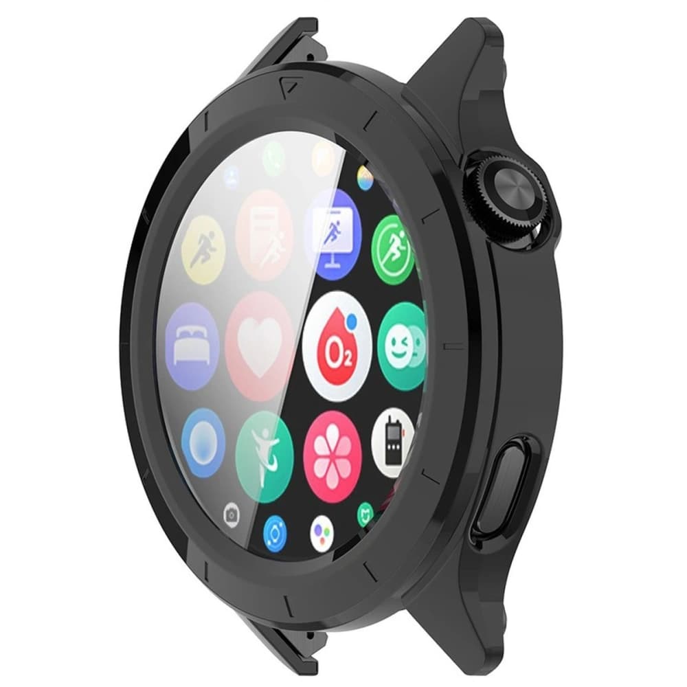 Bizon Case+Glass Uhr Xiaomi Watch S4 schwarz - 5