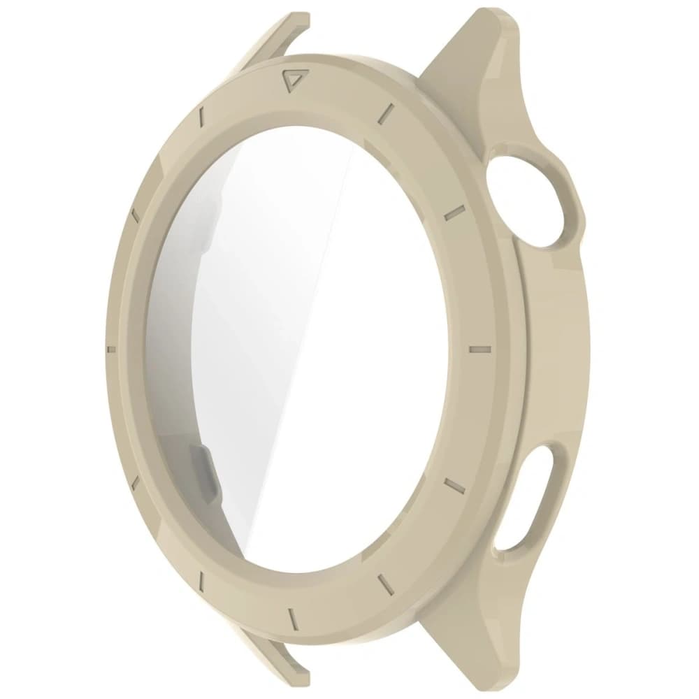 Bizon Case+Glass Uhr Xiaomi Watch S4 beige - 3