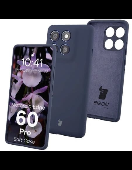 Bizon Soft Case Motorola Edge 60 Pro tmavě modrá