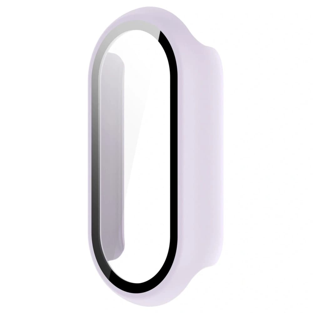 Bizon Case+Glass Uhr Xiaomi Smart Band 10 helllila - 2
