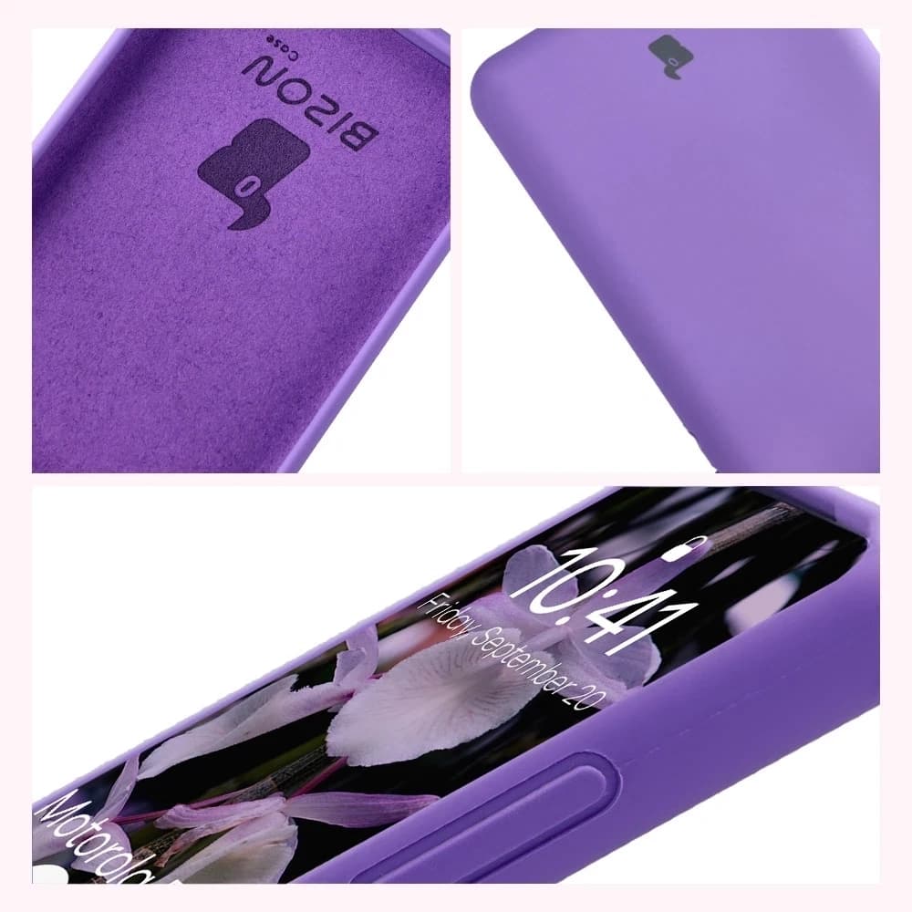 Husă moale Bizon pentru Motorola Edge 60 Fusion / 60 violet - 6