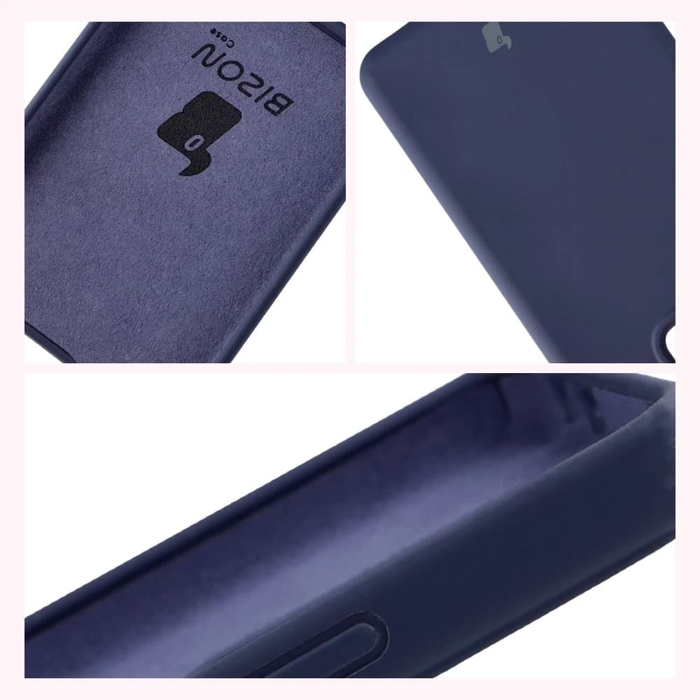 Husă din silicon Bizon pentru Realme GT 7 / 7T, albastru închis - 6