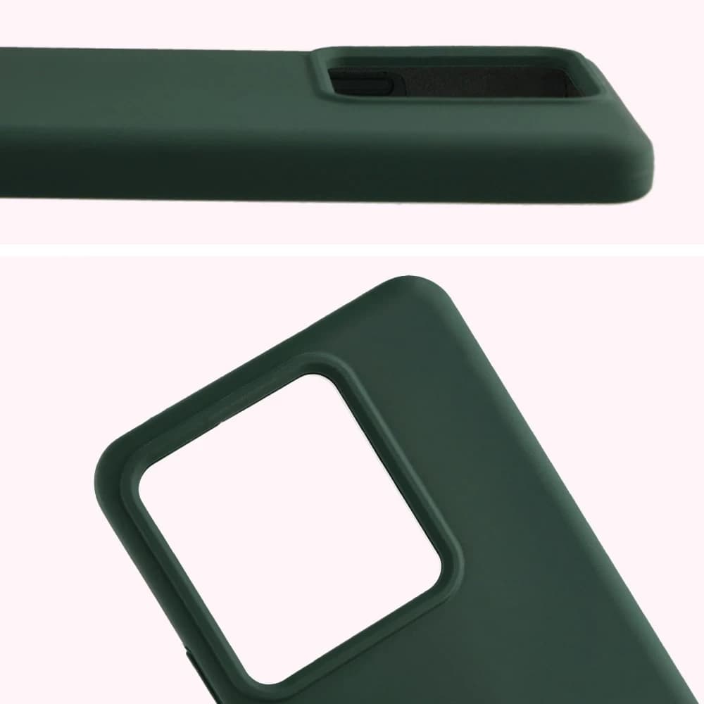 Husă de protecție Bizon Soft pentru Realme GT 7 / 7T, verde închis - 5