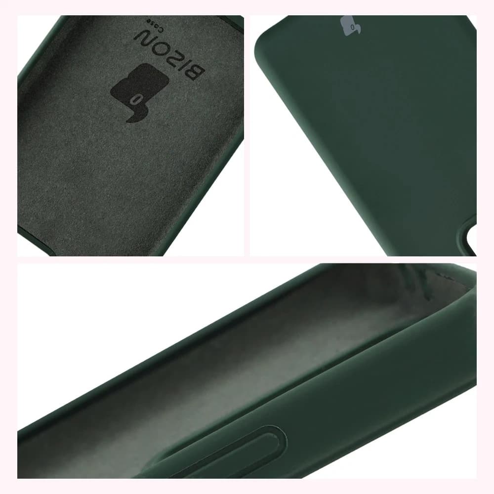 Husă de protecție Bizon Soft pentru Realme GT 7 / 7T, verde închis - 6