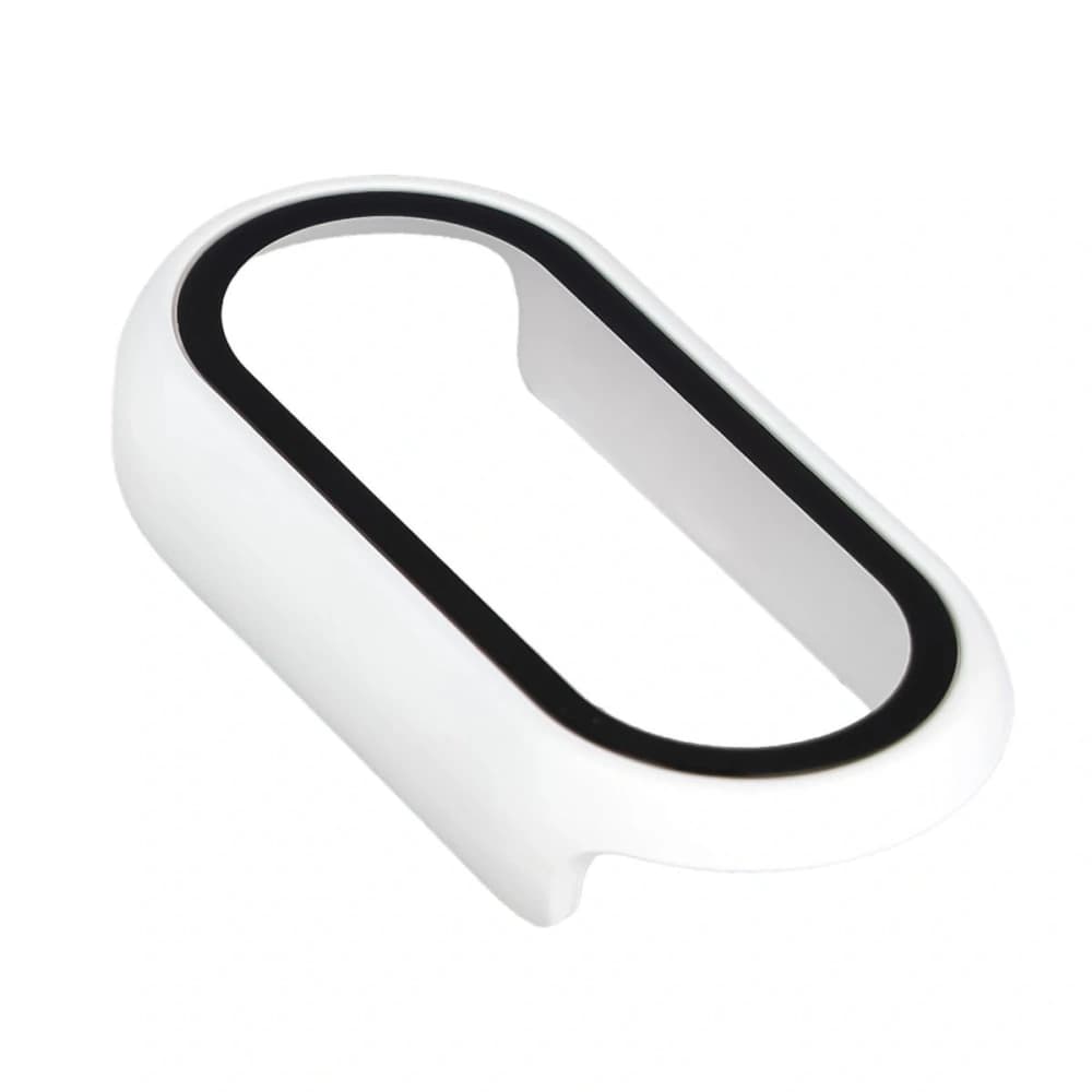 Bizon Case+Glass Uhr Xiaomi Smart Band 10 weiß - 6