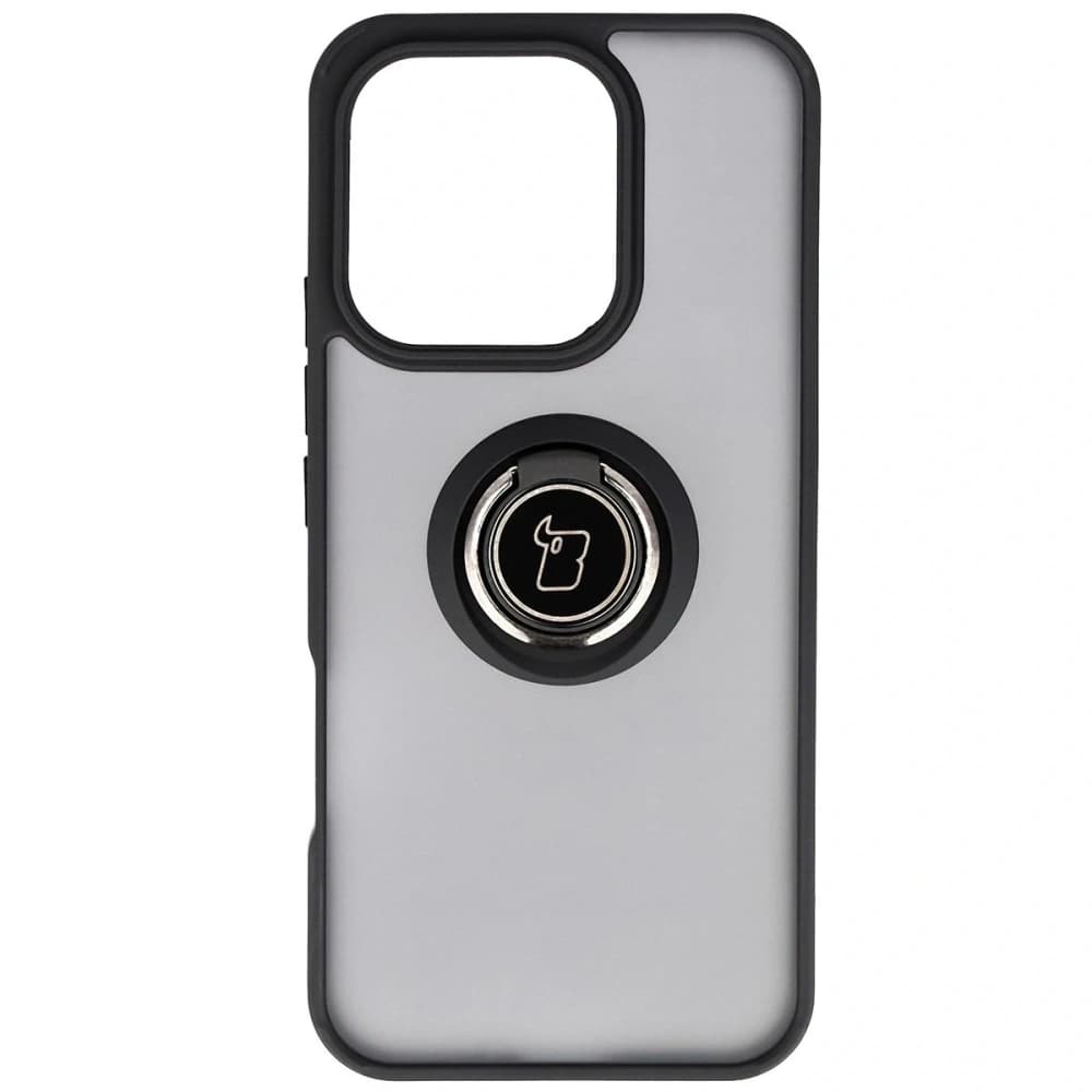 Bizon Case Hybrid Ring Honor 400 Lite smoked with a black frame - 2