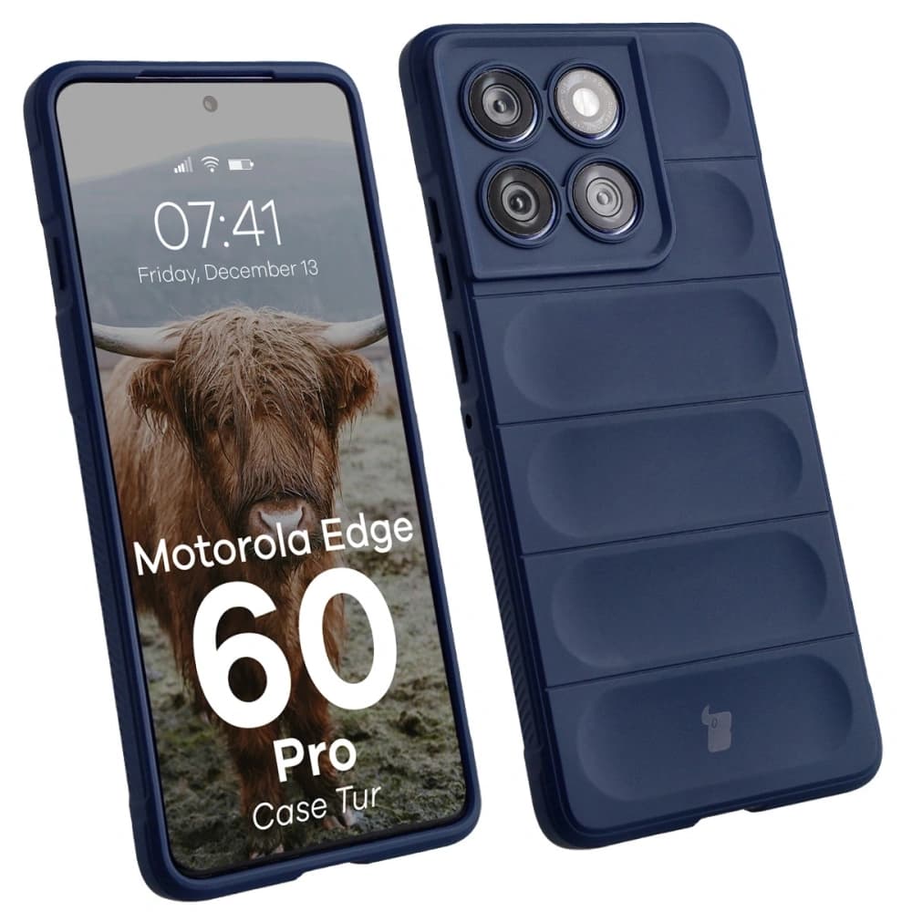 Bizon Case Tur Motorola Edge 60 Pro navy blue - 1