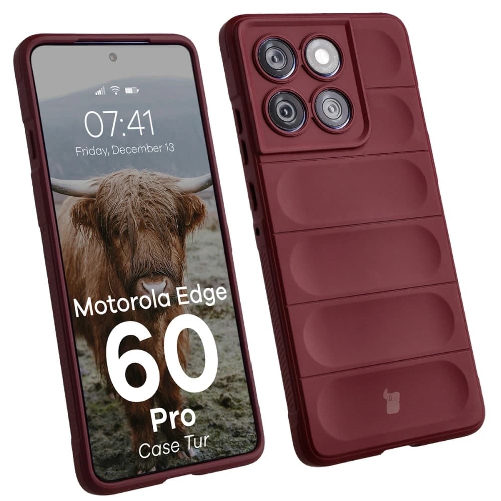 Bizon Case Tur Motorola Edge 60 Pro burgundy - 1