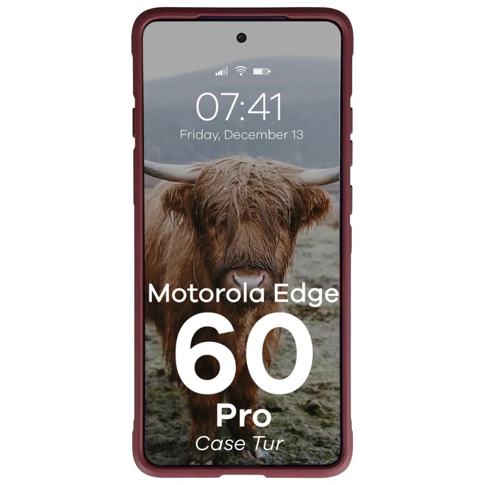 Bizon Case Tur Motorola Edge 60 Pro burgundy - 5