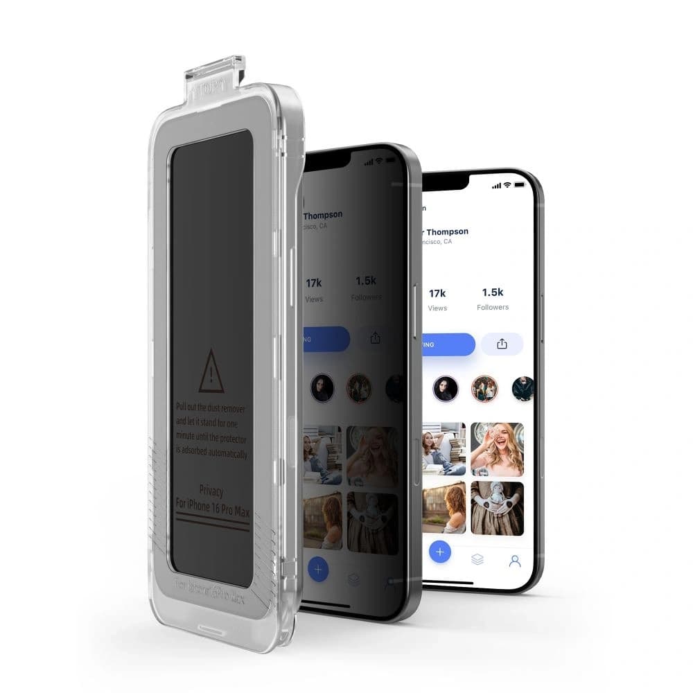 Tech-Protect Quick Set Spy+ Apple iPhone 12 / 12 Pro Privacy [2 PACK] - 4