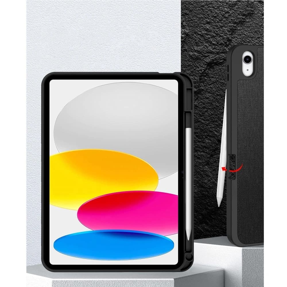 Tech-Protect SmartCase Pen Canvas Apple iPad 10.9" 2022 / 11" 2025 Obsidian Black - 7