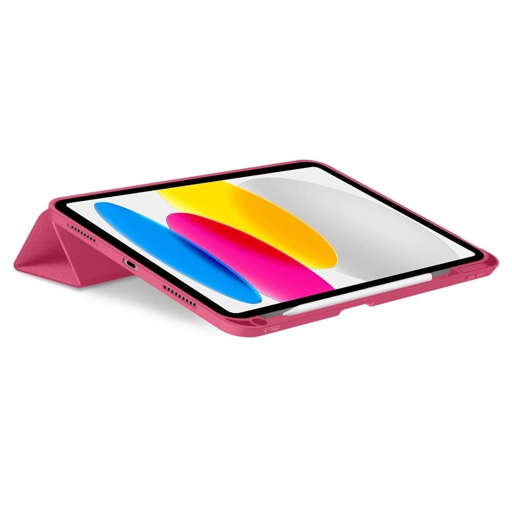 Tech-Protect SmartCase Pen Canvas Apple iPad 10,9" 2022 / 11" 2025 Magenta Bloom - 6