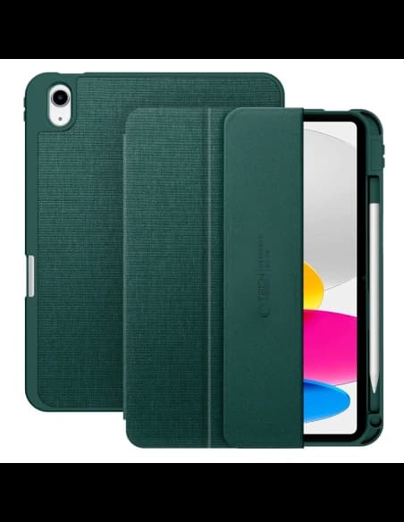 Tech-Protect SmartCase Pen Canvas Apple iPad 10,9" 2022 / 11" 2025 Mechově zelená