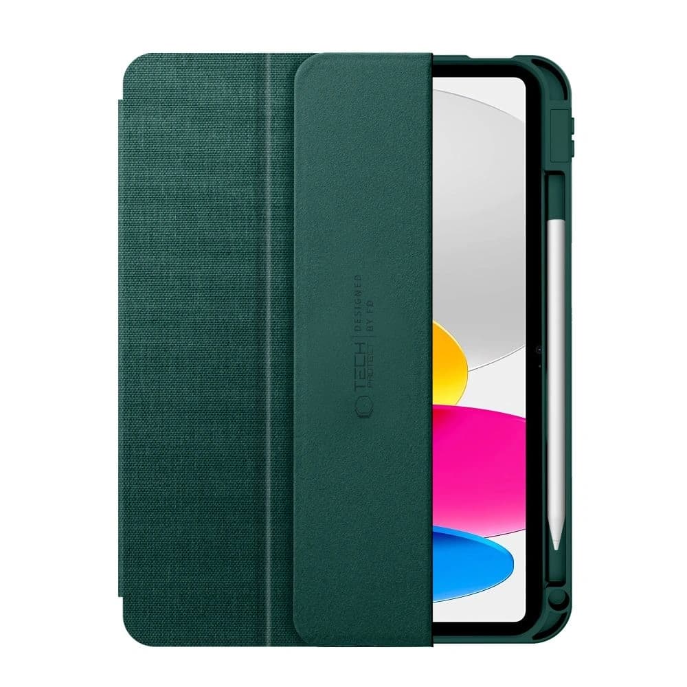 Tech-Protect SmartCase Pen Canvas Apple iPad 10,9" 2022 / 11" 2025 Mechově zelená - 3