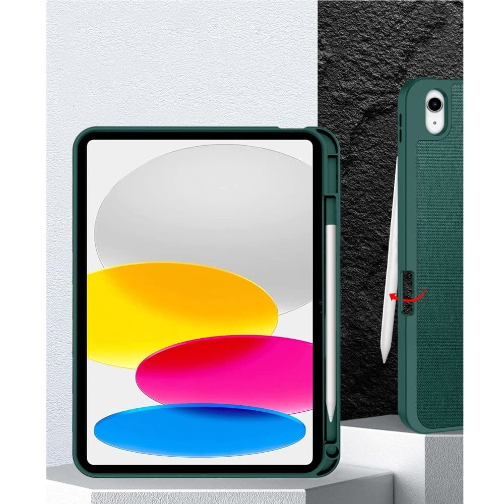Tech-Protect SmartCase Pen Canvas Apple iPad 10,9" 2022 / 11" 2025 Mechově zelená - 7