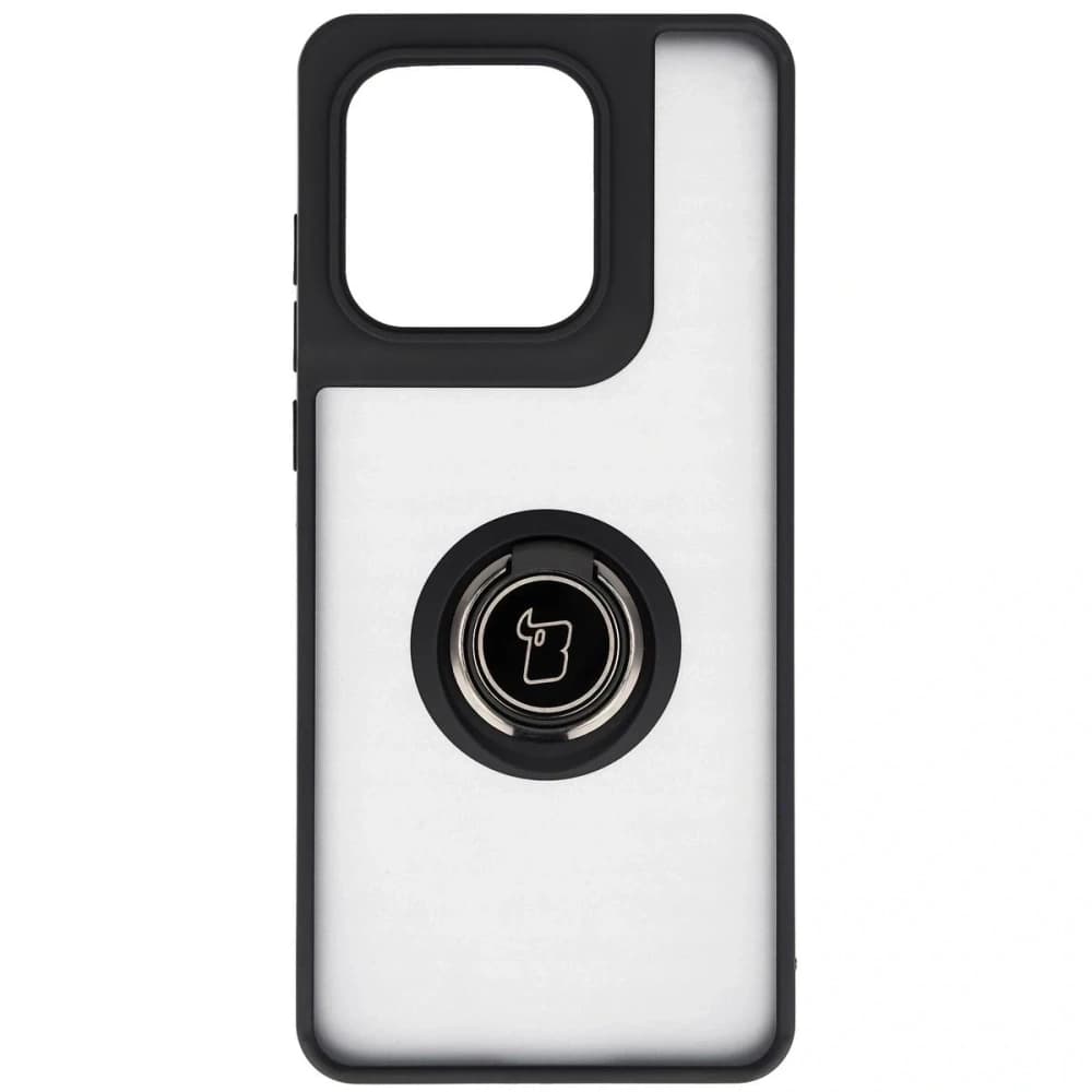 Bizon Case Hybrid Ring Motorola Edge 60 Fusion / 60 fumuriu cu un cadru negru - 2