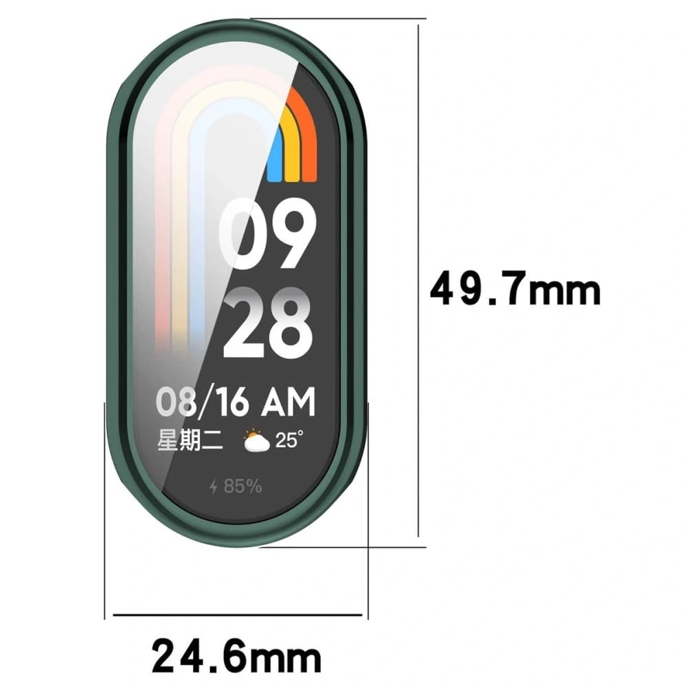 Bizon Case Uhr Felipe Xiaomi Smart Band 10 grün - 3