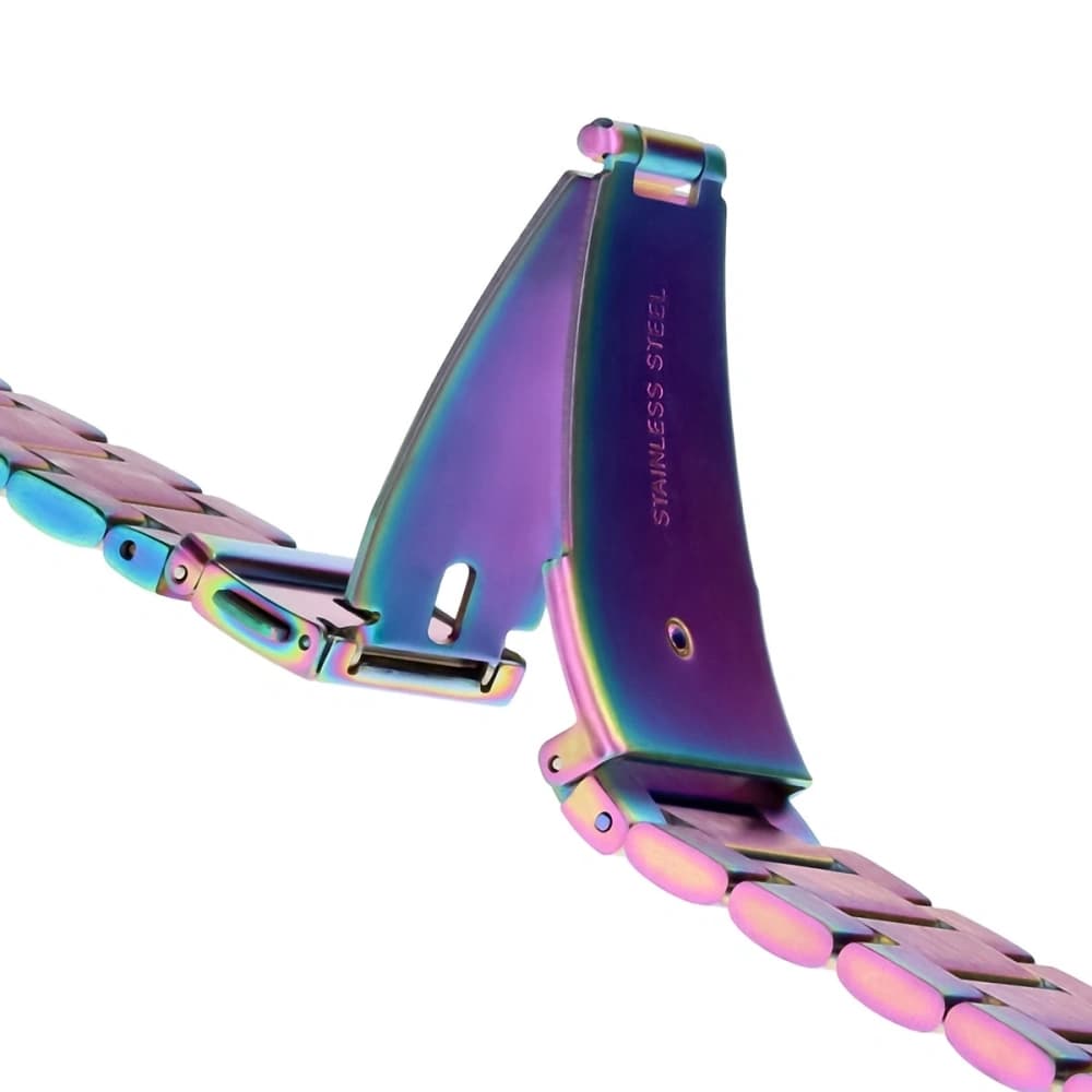 Bizon Armbanduhren Aura QuickRelease 20mm Regenbogen - 4