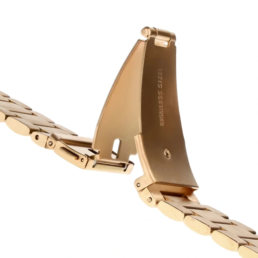 Ceas Bizon Strap Aura QuickRelease 20mm aur roz - 4