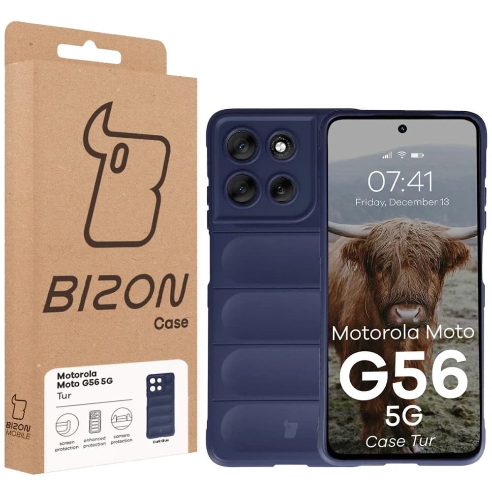Bizon tok Tur Motorola Moto G56 5G sötétkék - 8