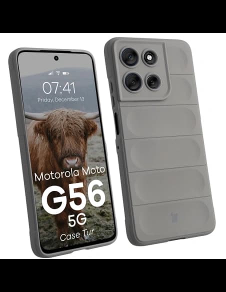 Bizon Case Tur Motorola Moto G56 5G hellgrau