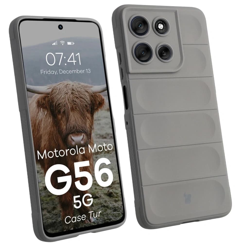 Bizon tok Tur Motorola Moto G56 5G világosszürke - 1