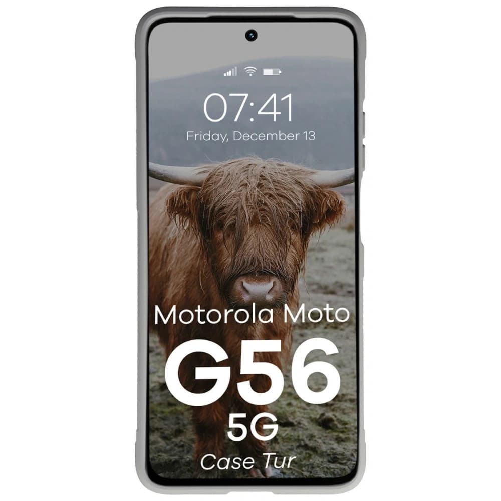 Bizon tok Tur Motorola Moto G56 5G világosszürke - 5
