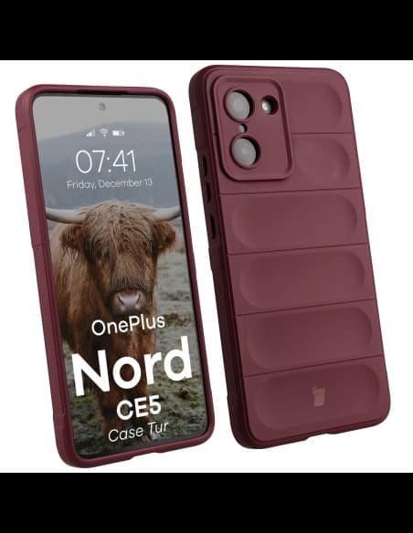 Bizon Case Tur OnePlus Nord CE5 5G burgundy