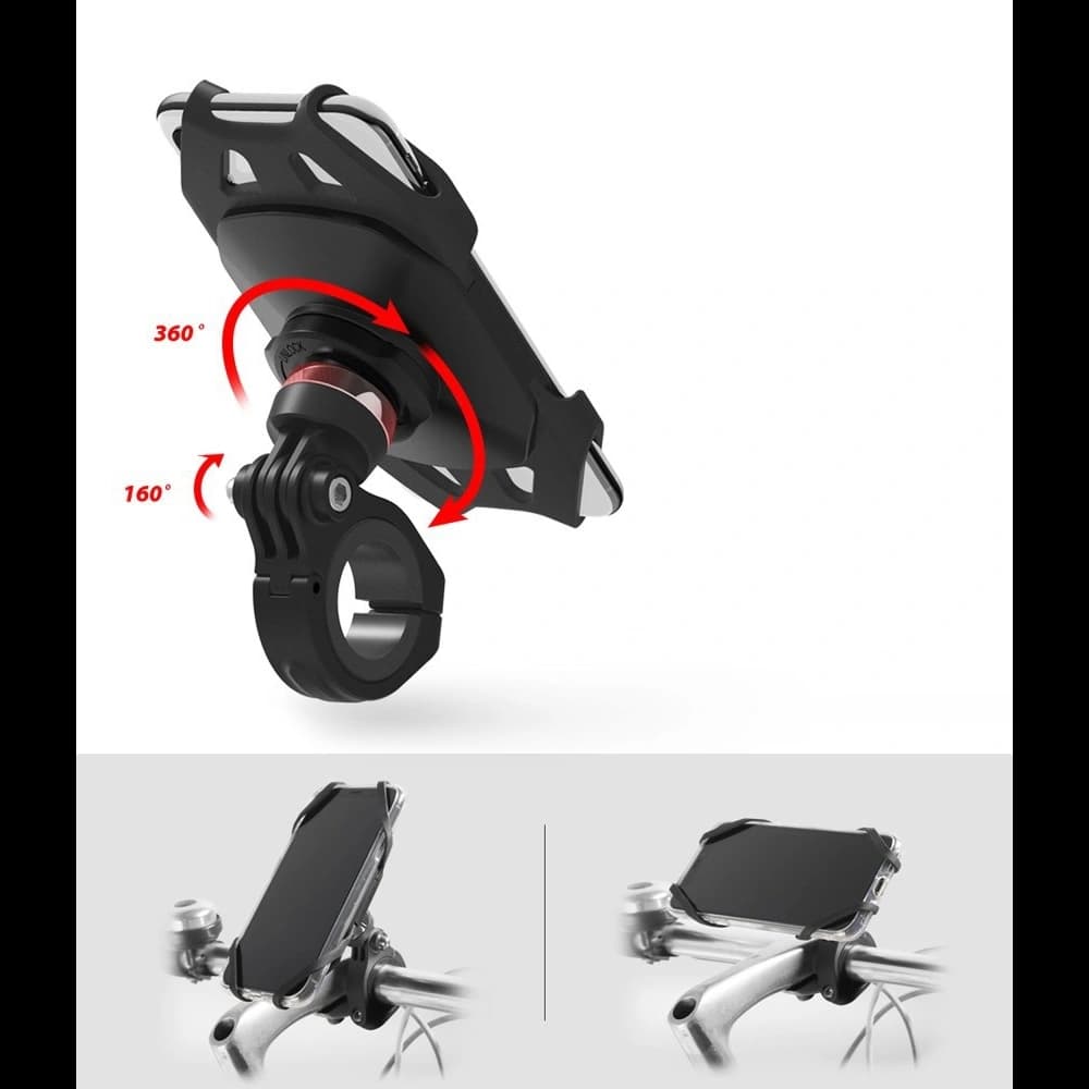 Kerékpártartó Ringke Spider Grip Mount Fekete - 4