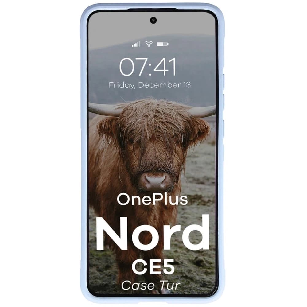 Bizon Case Tur OnePlus Nord CE5 5G světle modrý - 5