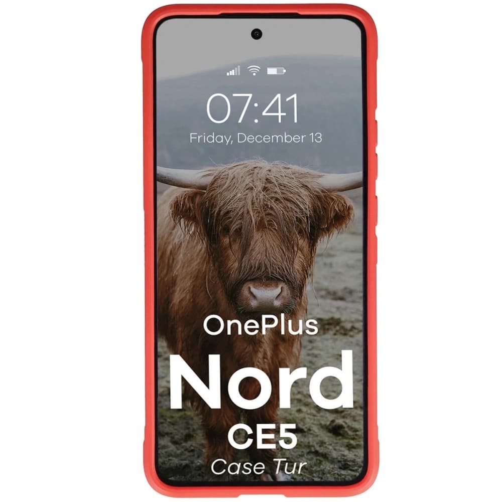 Bizon Case Tur OnePlus Nord CE5 5G červená - 5
