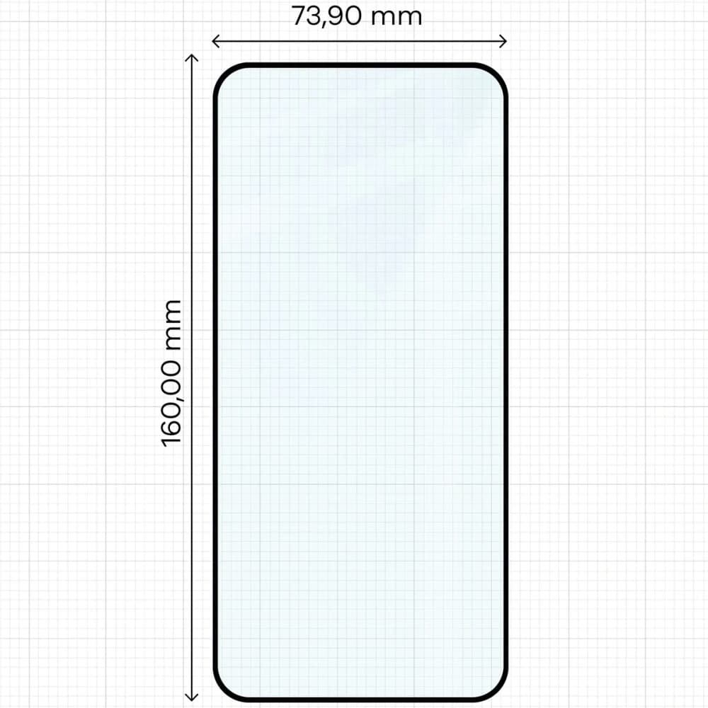 Bizon Glass Edge 2 OnePlus Nord 5 černý rám - 2