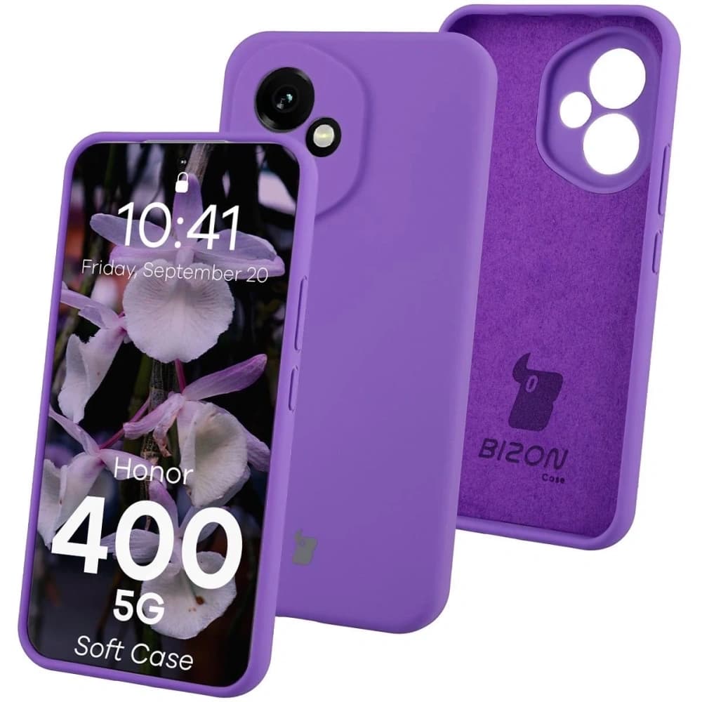 Bizon Soft Case Honor 400 purple - 1