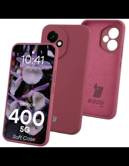 Bizon Soft Case Honor 400 dark purple