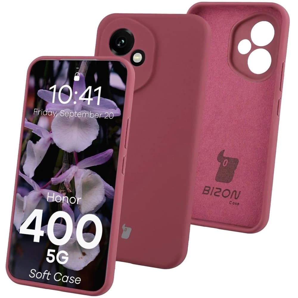 Bizon Soft Case Honor 400 dark purple - 1
