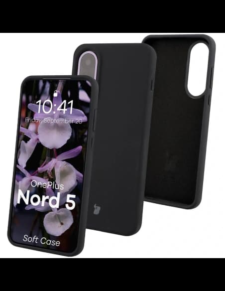 Bizon Soft Case OnePlus Nord 5 černý