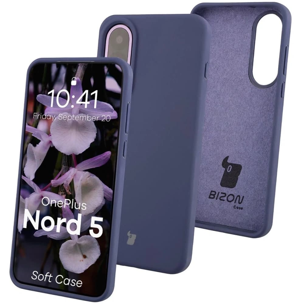 Bizon Soft Case OnePlus Nord 5 tmavě modrý - 1